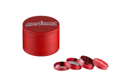 Super Heroes Ceramic Grinder Pollinator 4 part ø 50mm rot